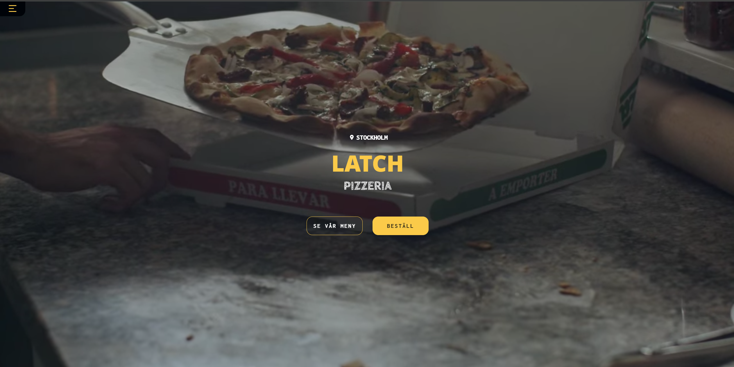Latch Pizzeria, projektbild